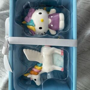 Hello Kitty and Unicorn Bath Toy Set - Pink and White